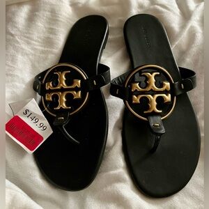 NEW Tory Burch Women's Miller Leather Sandals 9M
